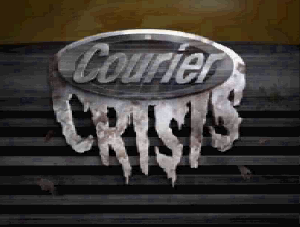 Courier Crisis Title Screen